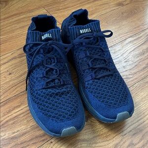NOBULL Midnight Navy Allday Knit Sock Sneakers | Men’s Size 12